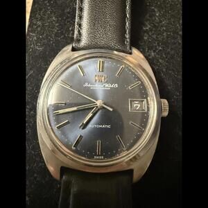 IWC Automatic Vintage Watch - Swiss Dial with Leather Strap